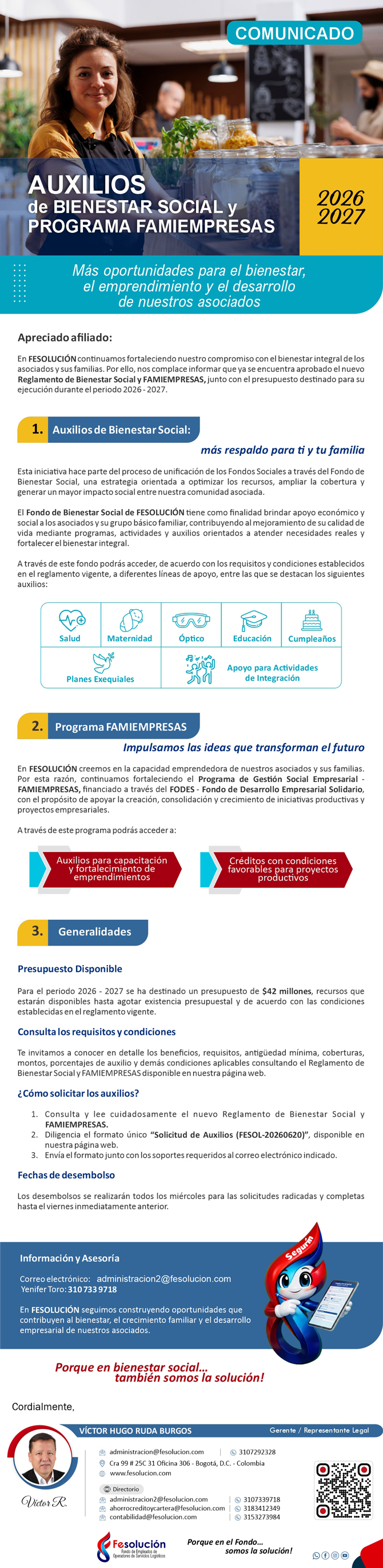1 circular auxilios de bienestar 2026